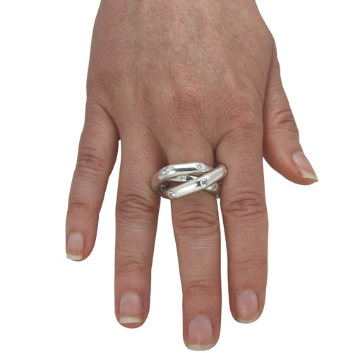 Silber Ring "Oldstyle Dreier" (Sterling Silber 925)