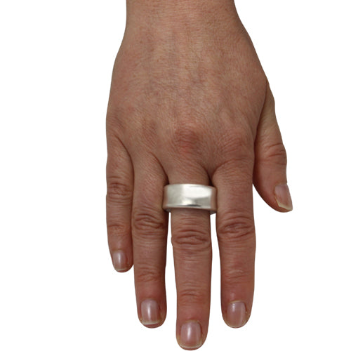 Silber Ring "Konkav" (Sterling Silber 925)